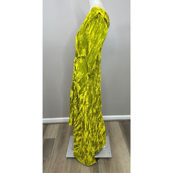 A.W.A.K.E. MODE DRAPED OFF SHOULDER DRESS CITRON SIZE 38(US4) $995 - Picture 8 of 11